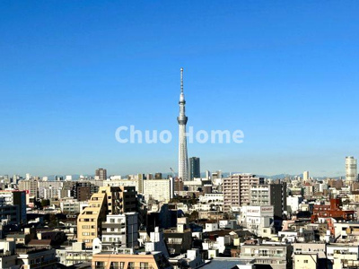 【展望】 | アーバンビュー平井ツインズ | 手を伸ばせば、ふれることが出来そうな環境が、そのままインテリアになったような印象です。その豊かな眺望にふさわしい空間には、通風・採光にも優れ、心地よい光と風があふれています