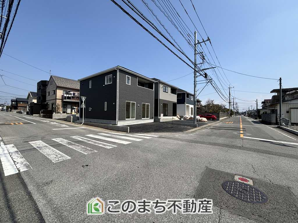 CRADLEGARDEN宇都宮市今宮第3の前面道路含む現地写真|前面道路含む現地写真