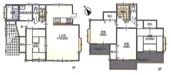 【間取り】 | 鴻巣市東2丁目　中古戸建