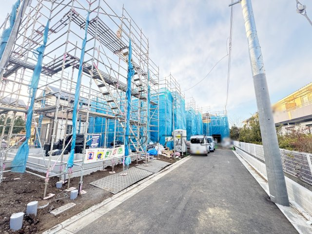 東村山市恩多町3丁目・全6棟　新築一戸建　D号棟の外観|現地写真（2026年1月22日撮影）