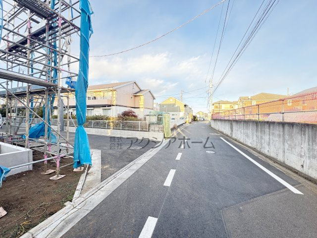 東村山市恩多町3丁目・全6棟　新築一戸建　D号棟の前面道路含む現地写真|現地写真（2026年1月22日撮影）