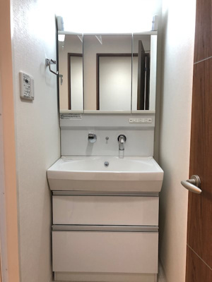 【洗面所】 | サンセール海老江 | 洗面所です