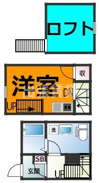 仲介手数料0円！！LUMINA港栄の間取り