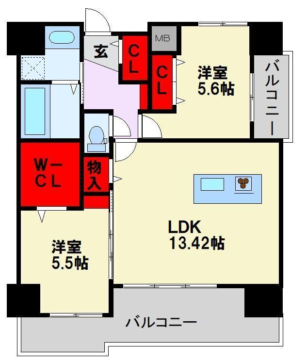 福岡市早良区荒江３丁目の賃貸マンション