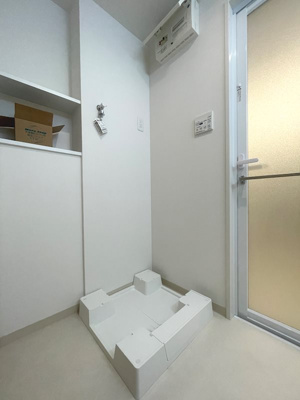 【設備】 | シークレフ北浜 | 洗濯機置き場です