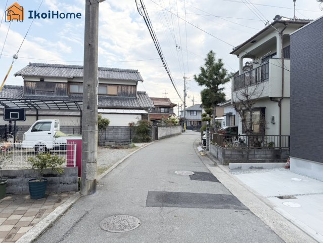 明石市大久保町八木　全2棟2号棟　新築戸建　の前面道路含む現地写真|【ホームページに現地動画掲載中】●年中無休：当日予約可●前面道路は4M幅になります。