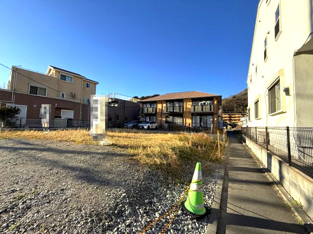 利便性良好　土地の前面道路含む現地写真|前面道路