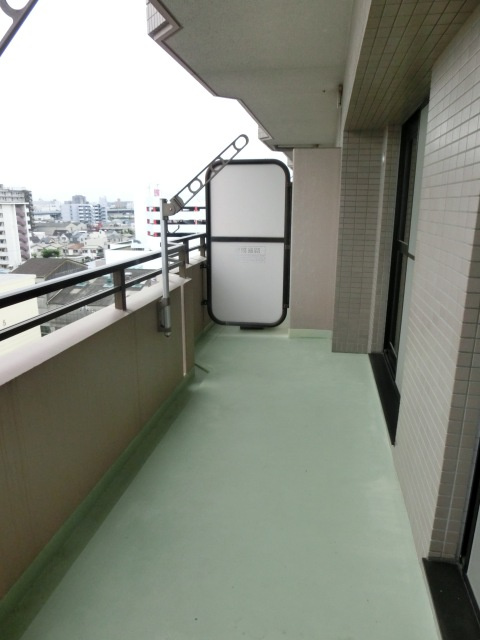 淀川ハイライフマンションのバルコニー