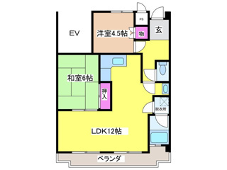 南部マンションの間取り