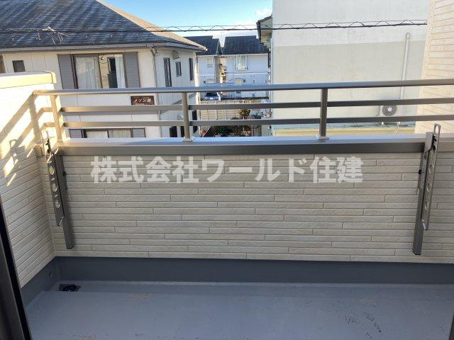 日高市四本木1丁目3期のバルコニー