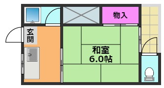 【間取り】 | コーポ白梅