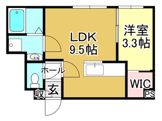 【間取り】 | イオ・リアン坂本Ⅱ