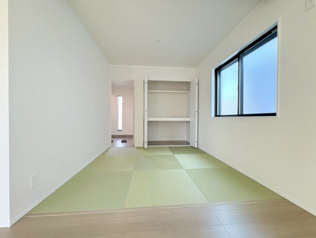 【商談中】ダイマルタウン　江南市和田町宮第1　全3区画分譲の和室|一室あると便利な和室は、ご来客時はもちろん、お子様のお昼寝や遊び場、寝室としてもご利用いただけます。