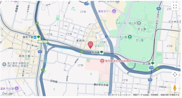 ★仲介手数料無料★クラッシィスィートジオ東麻布(短通勤時間に価値を見出せる方向けレジデンス）の地図