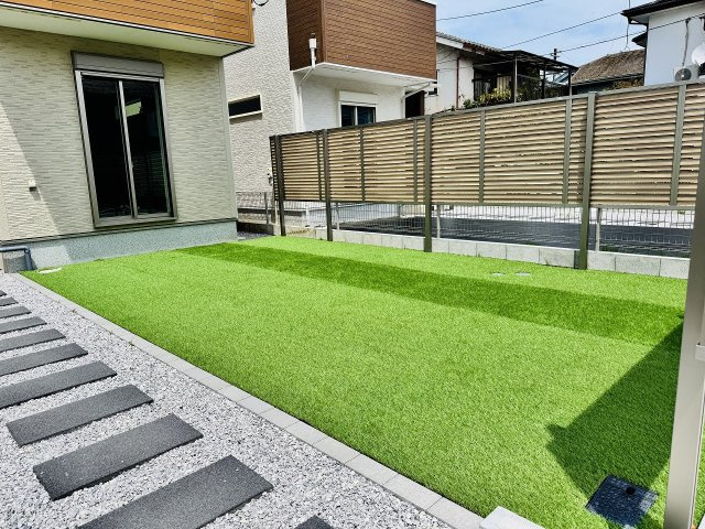 八王子市　下恩方町　新築一戸建て　１期の庭|～ガーデニングなども楽しめる南庭付き～
