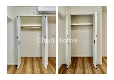 【収納】 | グリーンパーク第16綾瀬 | 居室にはクローゼットを完備し、自由度の高い家具の配置が叶うシンプルな空間です。お子様の成長と必要になる子供部屋を与えるにはぴったりの間取りですね。