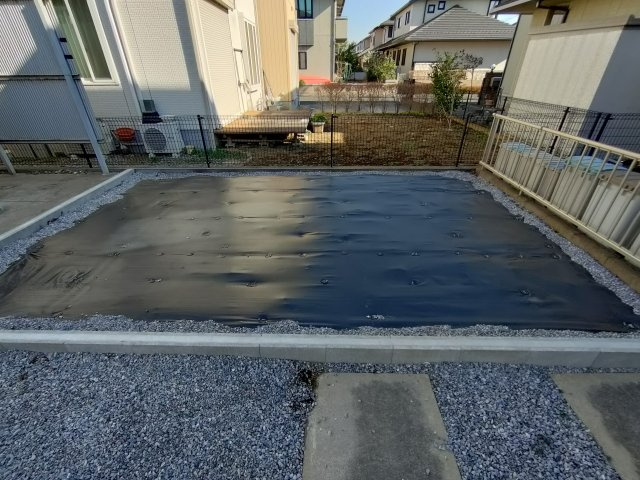 古河市けやき平1丁目　リフォーム物件の庭|〇庭〇
お庭でBBQ家庭菜園が楽しむことができます♪
2026年1月撮影