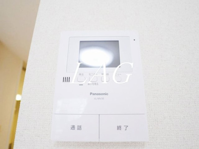 【セキュリティ】 | ハイツ芝大門 | モニターつきインターホンです。