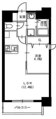 Alivis北梅田の間取り