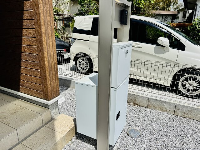 八王子市　下恩方町　新築一戸建て　２４ー１期の設備|～不在時の荷物受け取りに大変便利な宅配BOX～