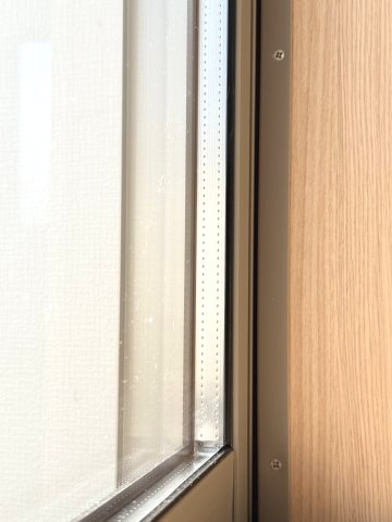 アリエス久留米東のバルコニー|サンルーム入口の扉は複層ガラスになっています
