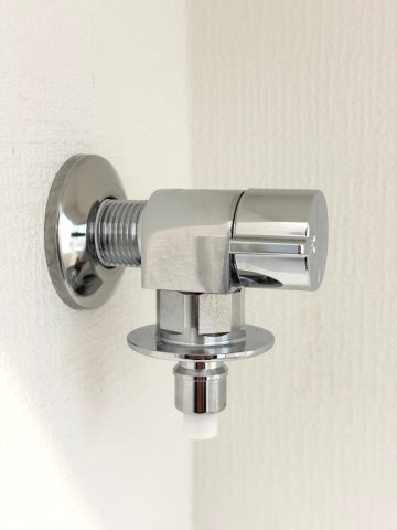 アリエス久留米東の設備|ホースが抜けても水が漏れない洗濯機用の水栓