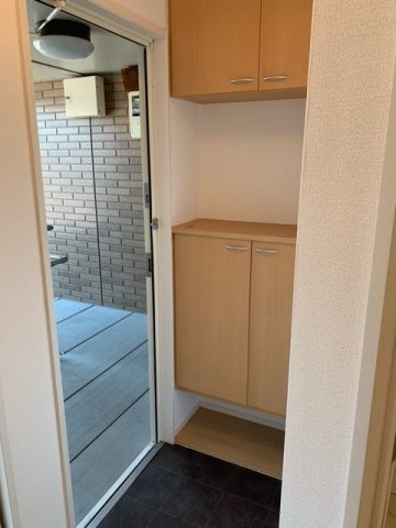 パストラル福田A棟の玄関