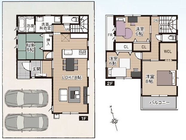 一宮東町　新築戸建　1号棟　【全2区画】