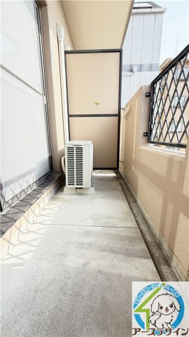 ベルゲンハイツ明石のバルコニー