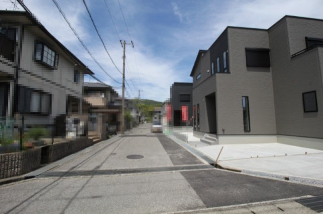 一宮東町　新築戸建　2号棟　【全2区画】の前面道路含む現地写真|接面道路　6.0ｍ