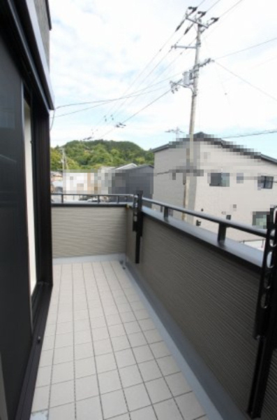 一宮東町　新築戸建　2号棟　【全2区画】のバルコニー|2Ｆ　南の部屋　8.0帖+ＷＣＬ＋バルコニー