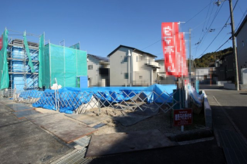 一宮東町　新築戸建　2号棟　【全2区画】の外観|4ＬＤＫ+ＷＣＬ　建物面積　109.30㎡（約33.06坪）