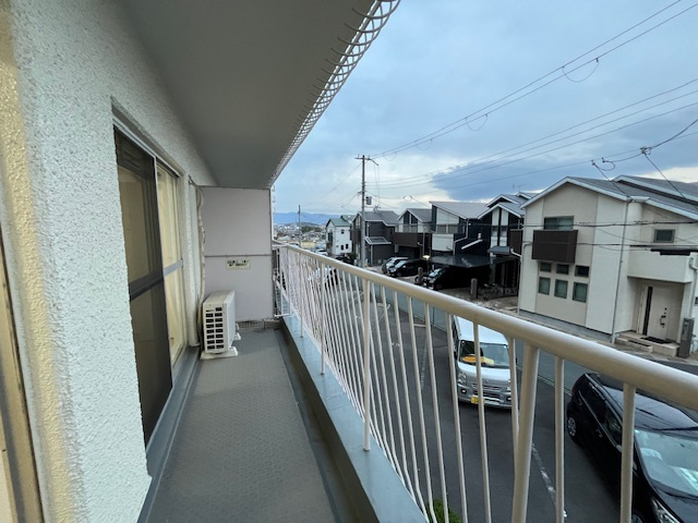 金剛グリーンハイツのバルコニー