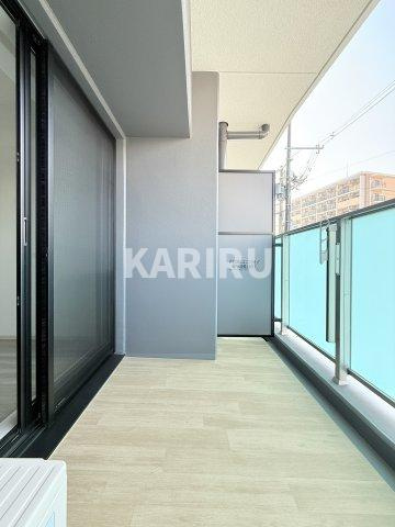 レオンヴァリエ長堀通のバルコニー