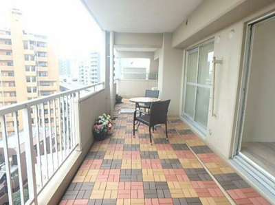 【バルコニー】 | 朝日西巣鴨マンション | 広々としたバルコニーです