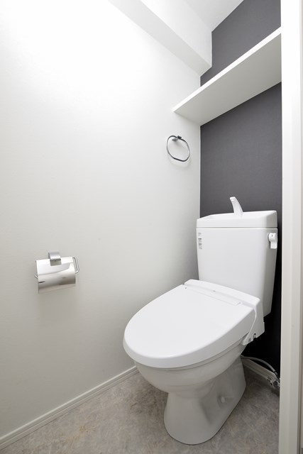 新品家具付きマンション春吉11(KaGood福岡)のトイレ|落ち着いたトイレです