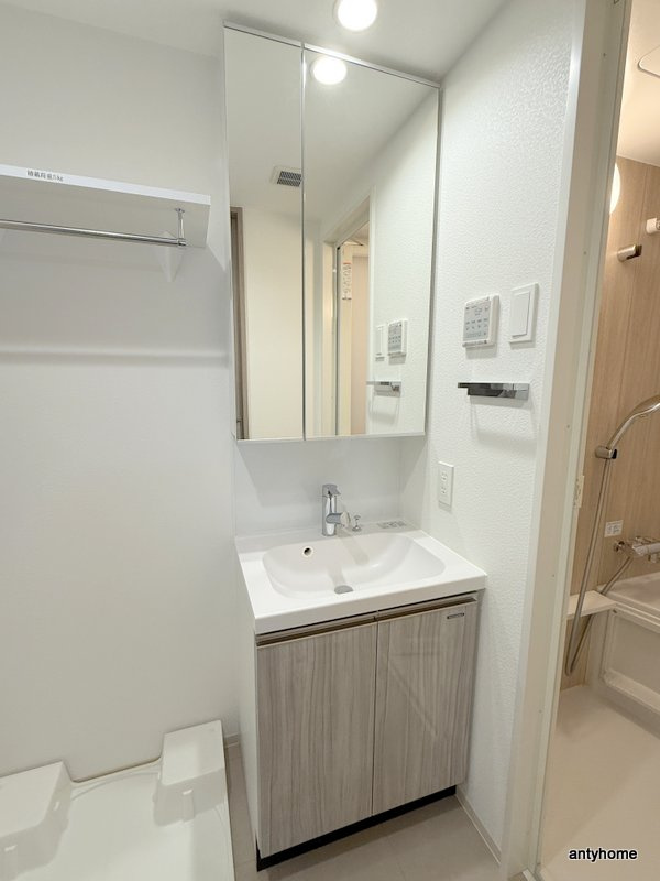 レオンヴァリエ長堀通　仲介手数料無料の洗面所