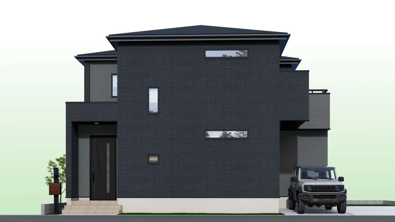 高知市塩屋崎町 -3期1棟- 新築戸建ての完成予想図|内観の完成予想図です