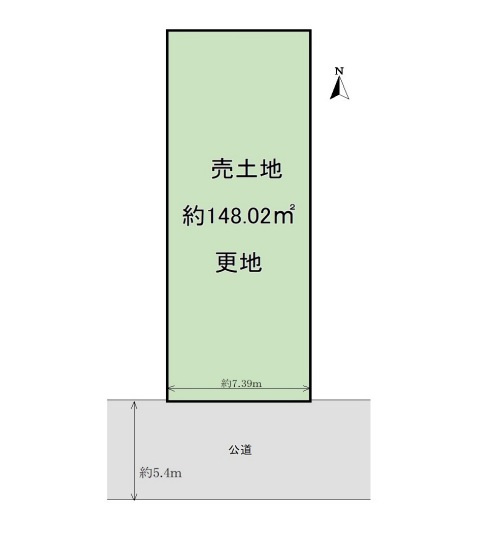 天美東　南2号地　新築戸建用土地