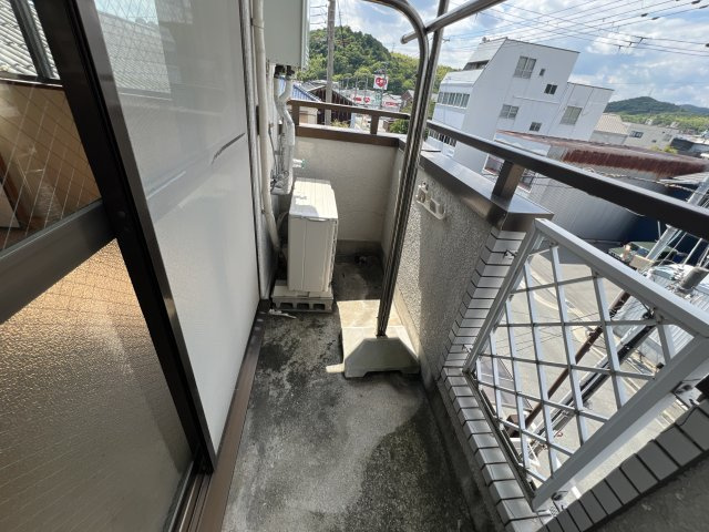 コーポラス城北のバルコニー