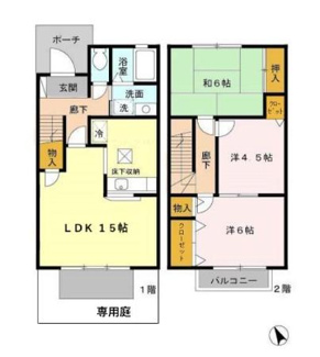 【間取り】 | パルティーダ B棟