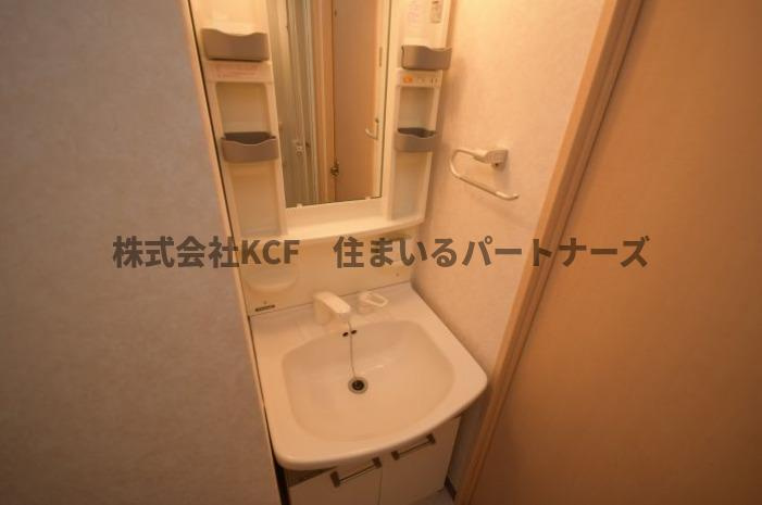 桜レジデンシャルの洗面所|使いやすい洗面所です