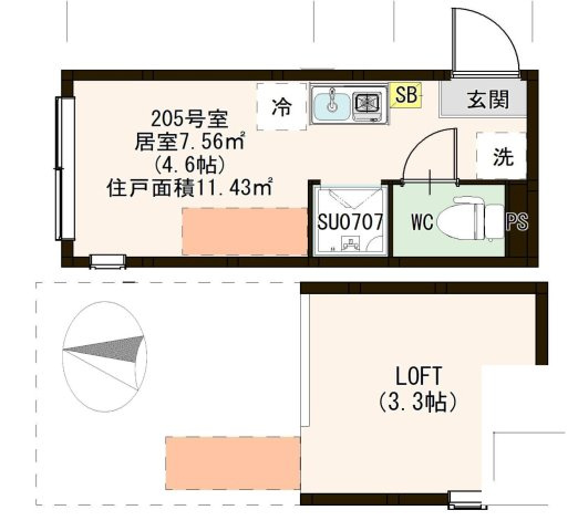 【間取り】 | フェアリー東十条