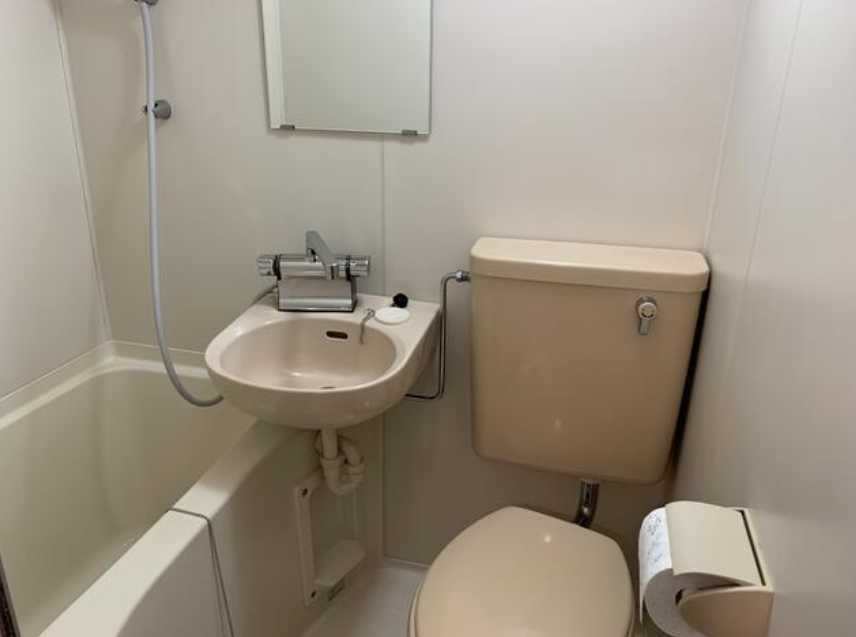 メゾン新町　南西角部屋　外観タイル貼り　駅近の浴室