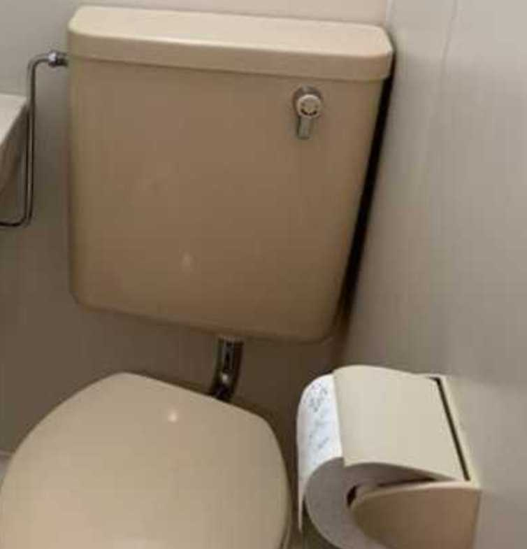 メゾン新町　南西角部屋　外観タイル貼り　駅近のトイレ