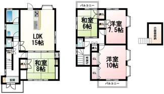 【間取り】 | 草津市笠山３丁目
