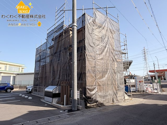 島田市中溝町　新築住宅の前面道路含む現地写真|2026.2.6撮影