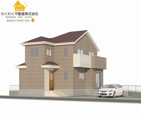 島田市中溝町　新築住宅の外観|外観パースです