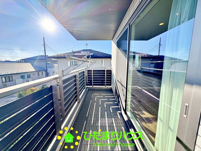 羽生市中岩瀬　中古一戸建て　のバルコニー