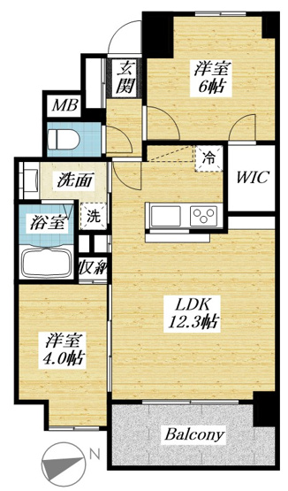 【間取り】 | センチュリー八王子ルミエール